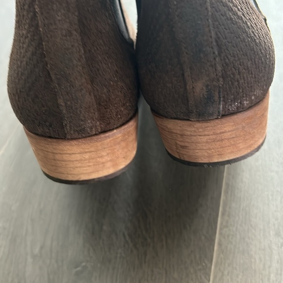 Topman Leather Distressed Brown Chelsea Boots Men’s EU Size 42 Made in Portugal - Picture 9 of 15